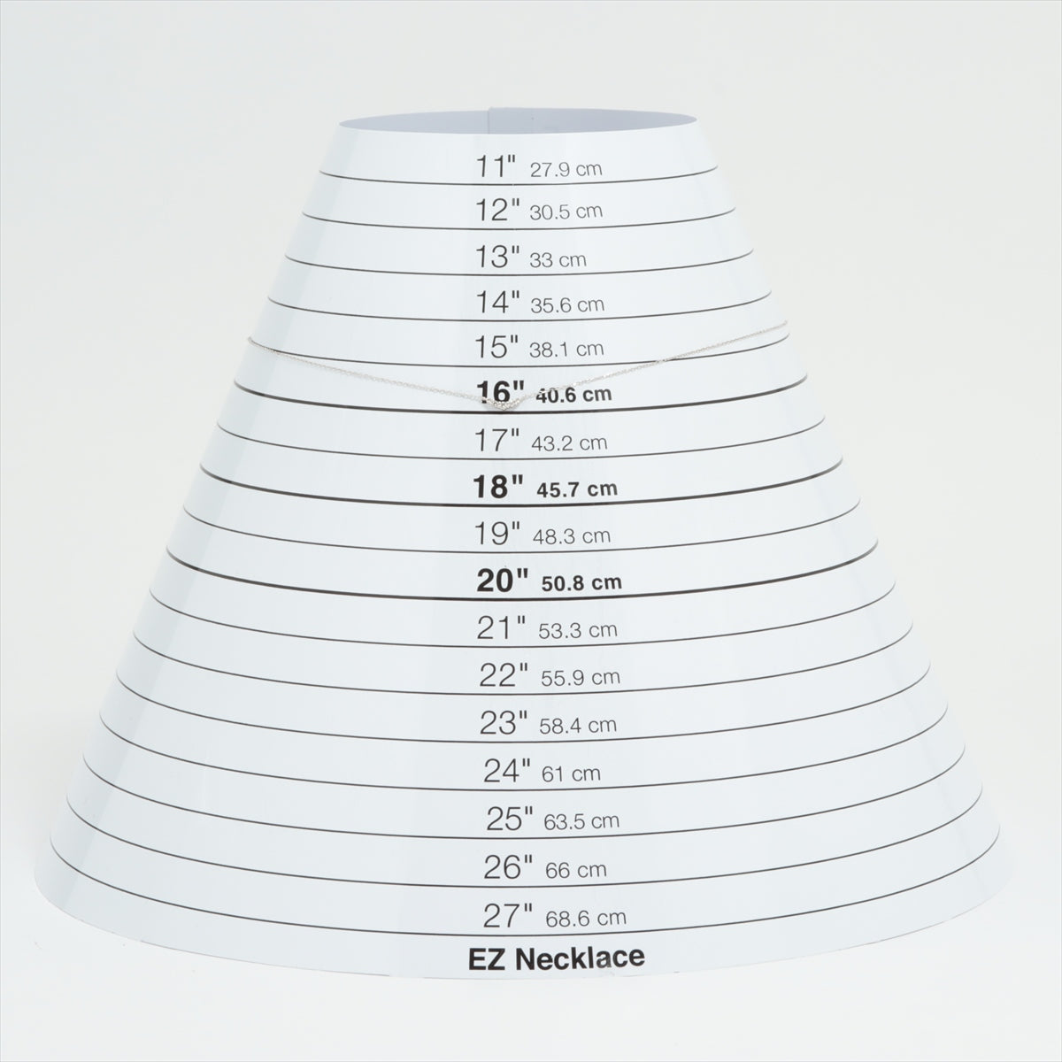 4℃ ダイヤ ネックレス K10(WG) 0.7g