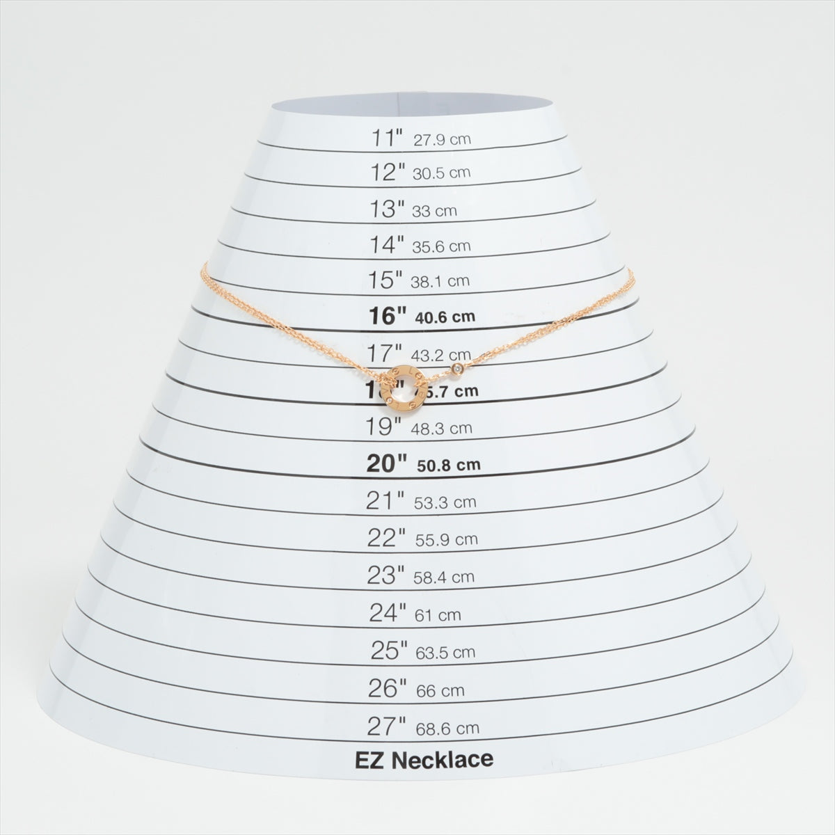 カルティエ ラブサークル 2P ダイヤ ネックレス 750(YG) 6.3g CRB7219500