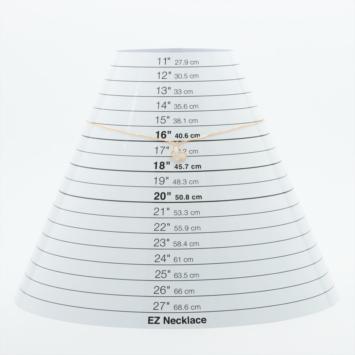 ヴァンクリーフ&アーペル スウィートアルハンブラ パピヨン シェル ネックレス 750(YG) 3.0g VCARF69300