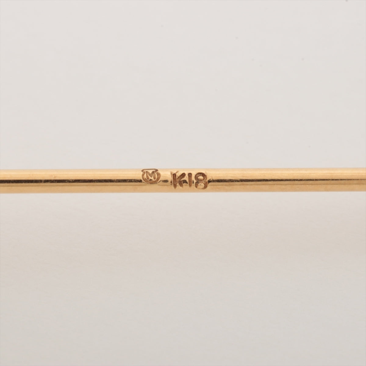 ミキモト パール ピンブローチ K18(YG) 2.9g 約6.5mm