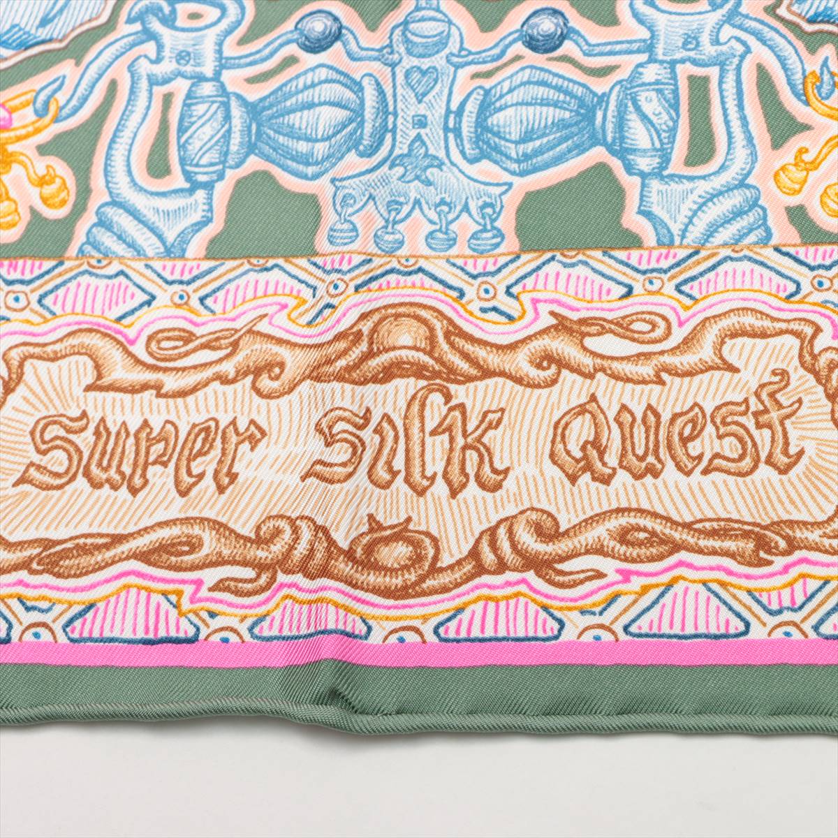 エルメス カレ90 Super Silk Quest スーパー シルク クエスト スカーフ ...