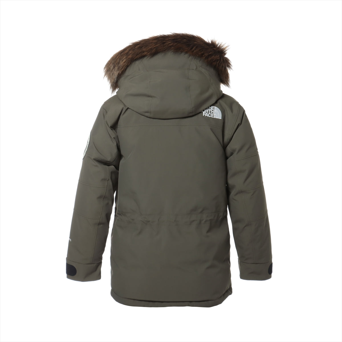 ノースフェイス ANTARCTICA PARKA ポリエステル×ナイロン ダウンジャケット XS メンズ カーキ  ND91807 取り外しファー