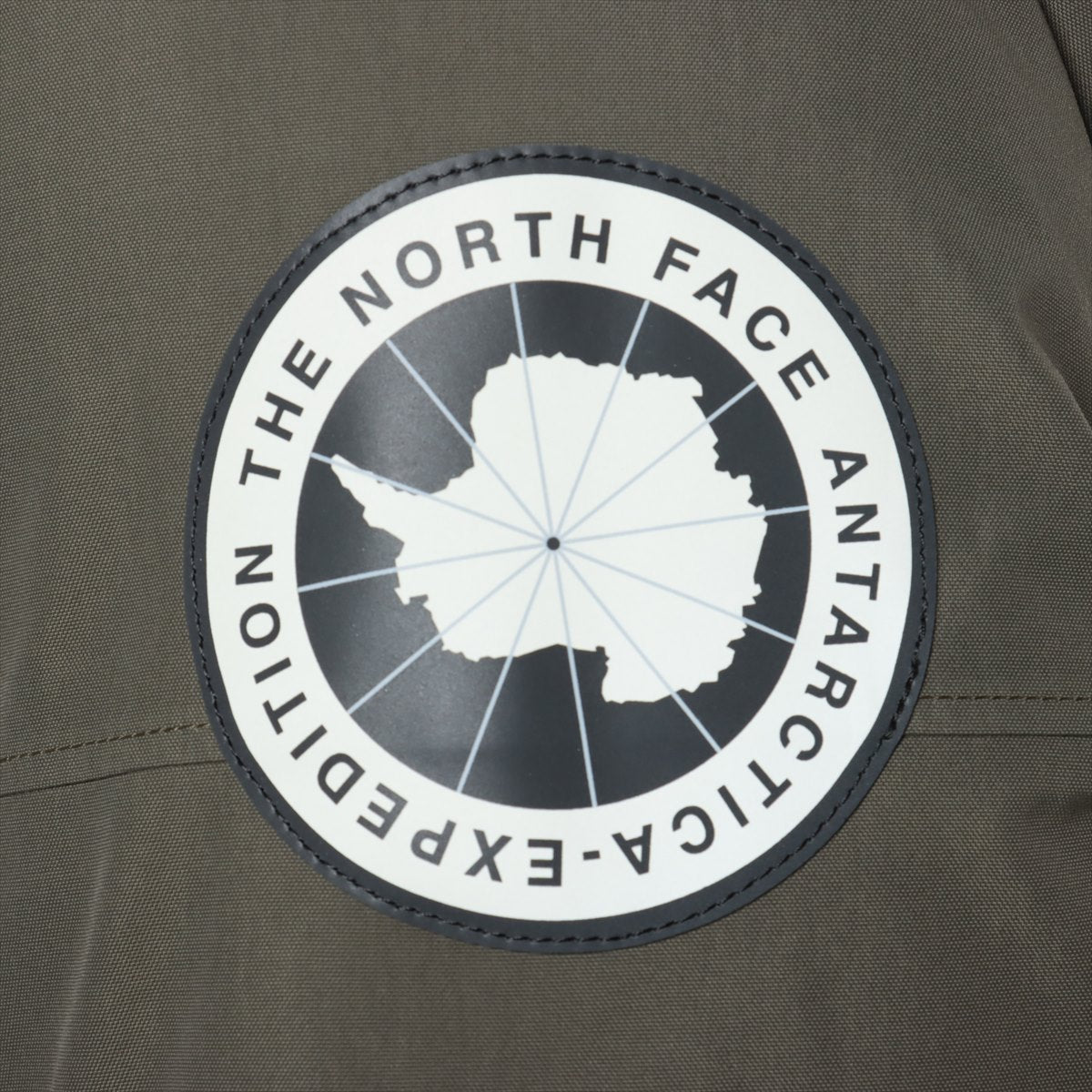 ノースフェイス ANTARCTICA PARKA ポリエステル×ナイロン ダウンジャケット XS メンズ カーキ  ND91807 取り外しファー