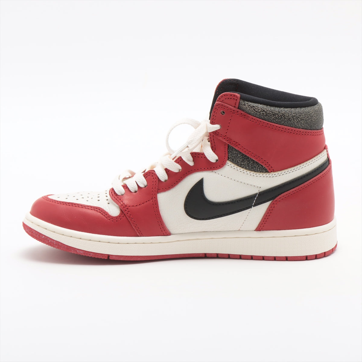 ナイキ AIR JORDAN 1 RETRO HIGH OG レザー ハイカットスニーカー 27㎝ メンズ レッド×ホワイト  DZ5485-｜a2340918｜中古ブランド品・ブランド古着通販｜ALLU（アリュー）