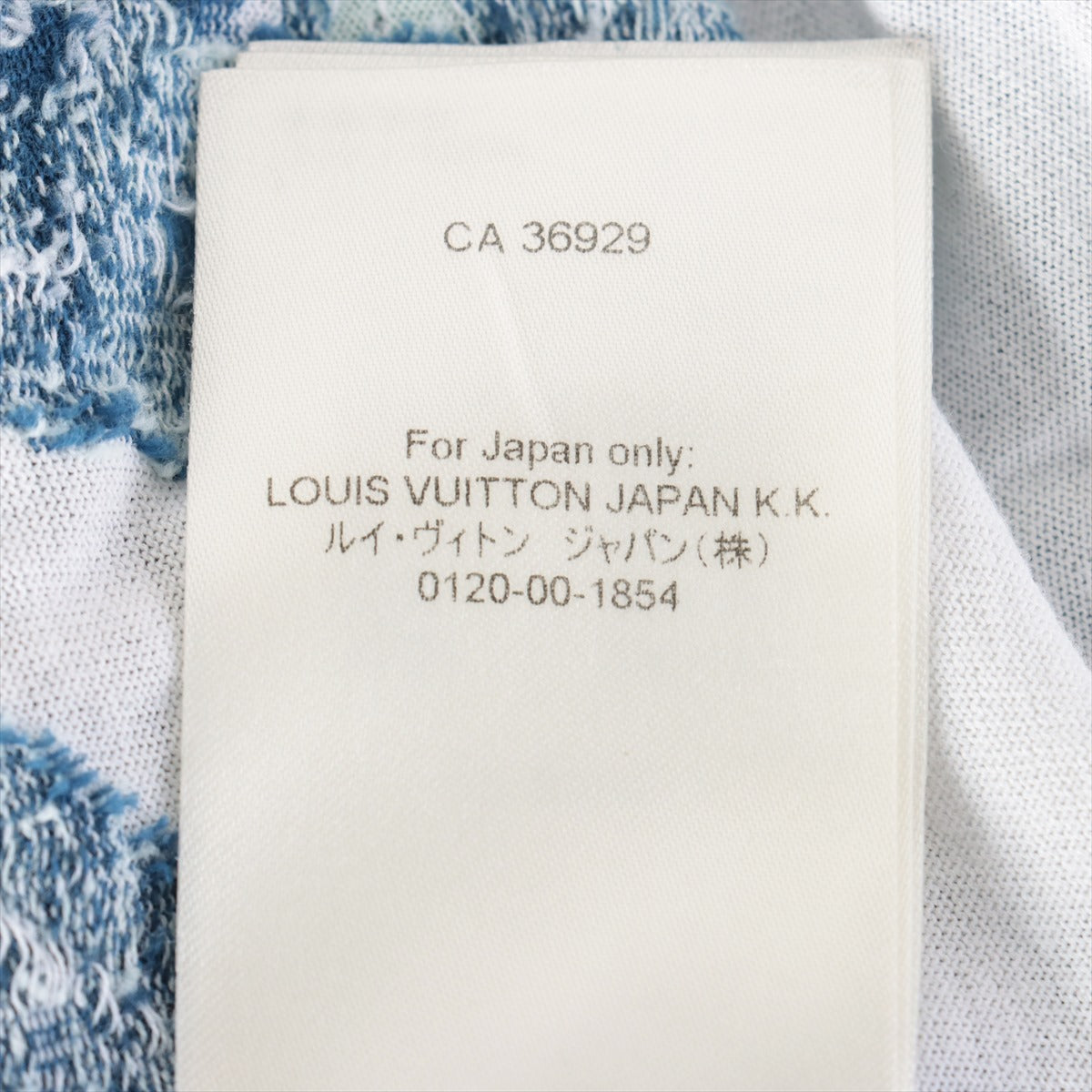 ルイヴィトン 23AW コットン Tシャツ M メンズ ブルー RM232M