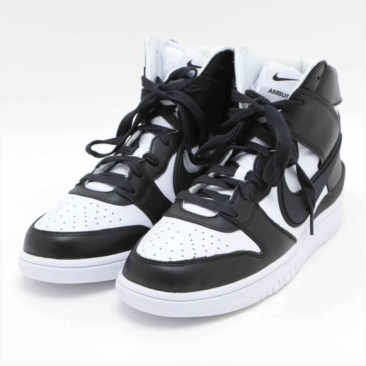 ナイキ×アンブッシュ DUNK HIGH レザー ハイカットスニーカー 27.5㎝ メンズ ブラック×ホワイト CU7544-001  箱あり｜a2385100｜中古ブランド品・ブランド古着通販｜ALLU（アリュー）