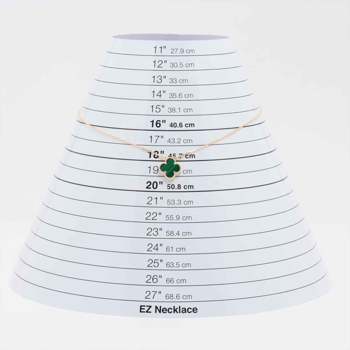 ヴァンクリーフ&アーペル ヴィンテージアルハンブラ マラカイト ネックレス 750(YG) 5.2g VCARO9VA00