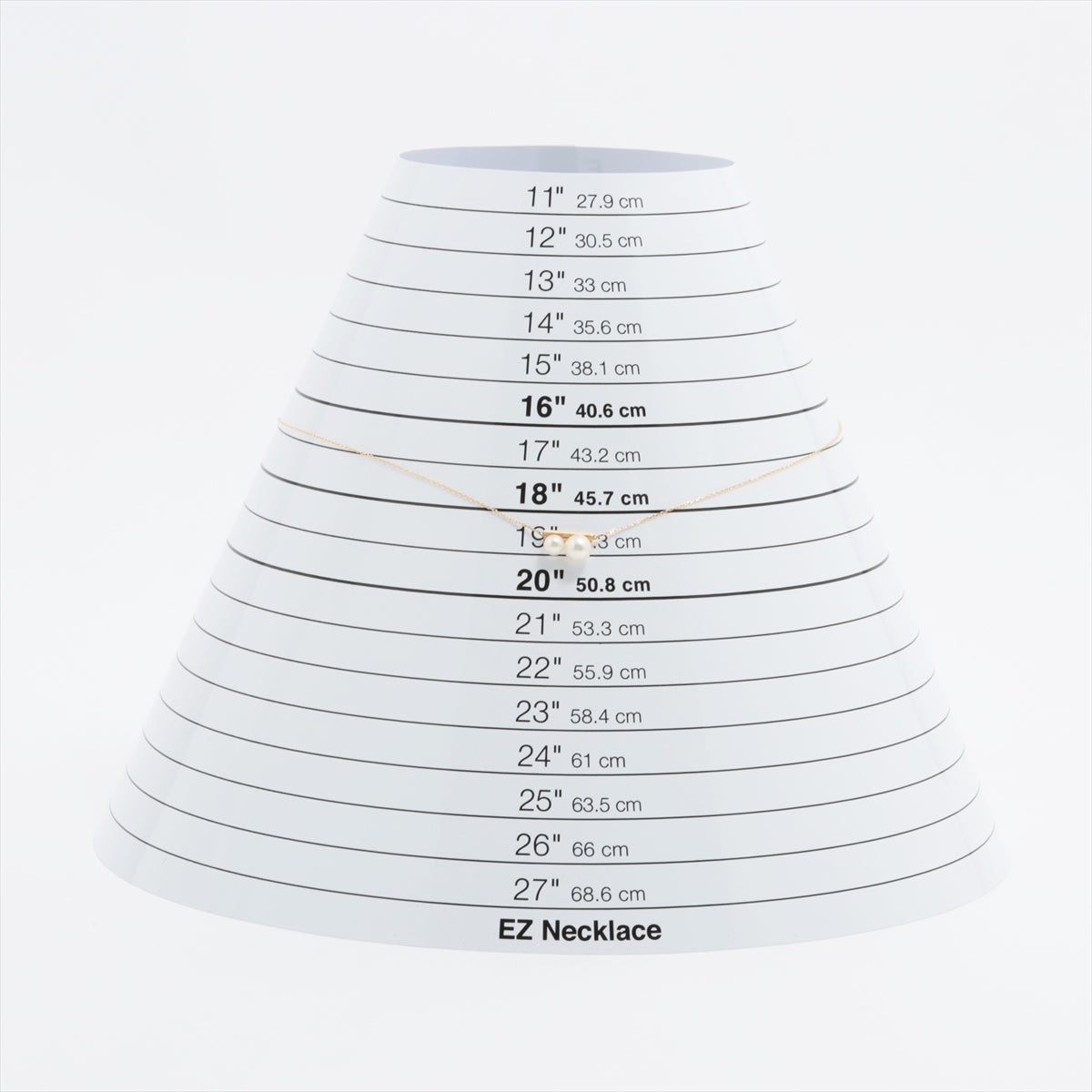 ヴァンドーム青山 パール ネックレス K10(YG) 1.6g 約5.0～6.5mm AJVN143645PA