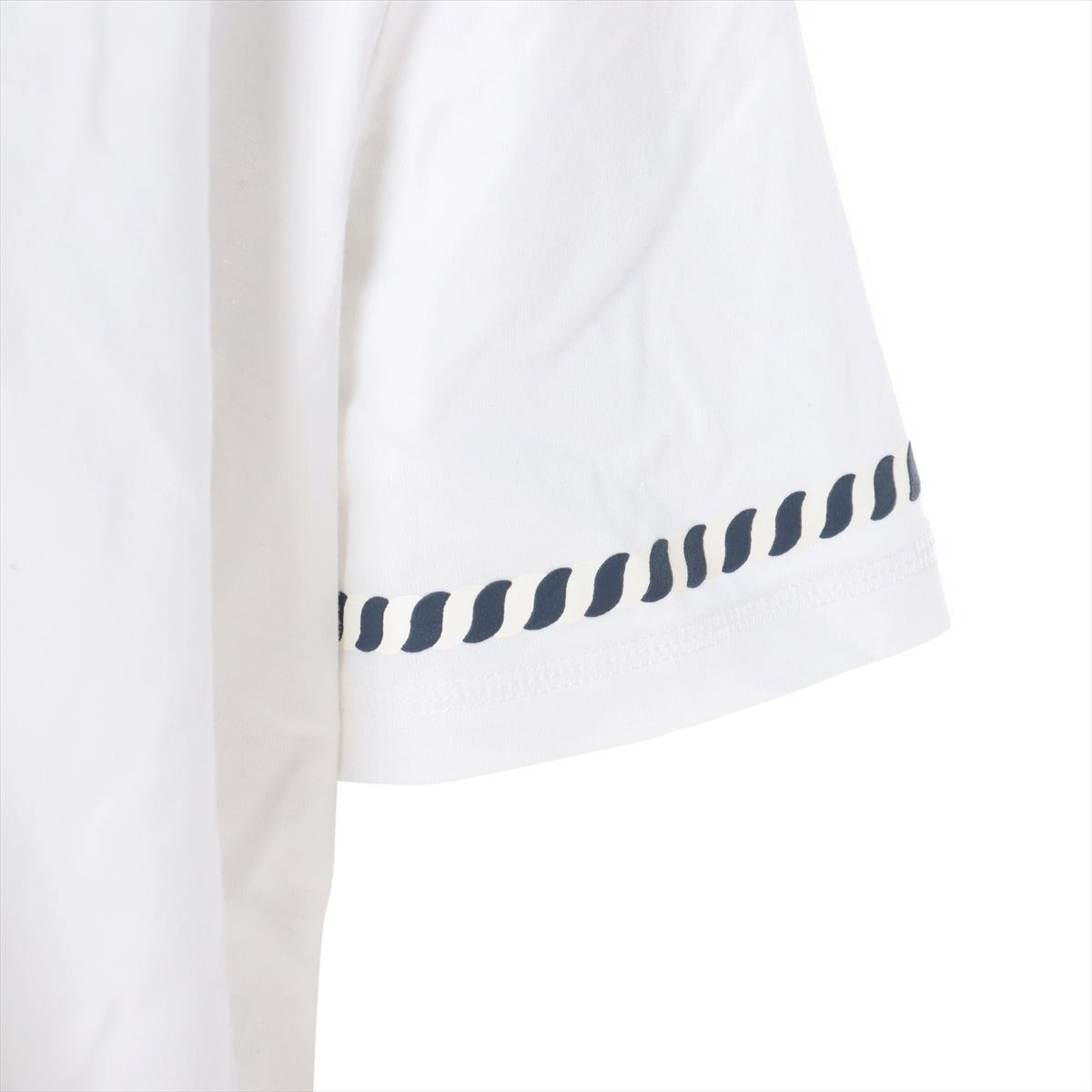 エルメス 23SS コットン Tシャツ 36 レディース ホワイト  カノエ ボクシーフィット