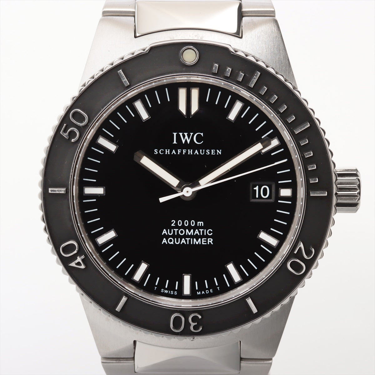 IWC GST アクアタイマー IW353602 SS AT 黒文字盤  あまりごま3｜a2466672｜中古ブランド品・ブランド古着通販｜ALLU（アリュー）