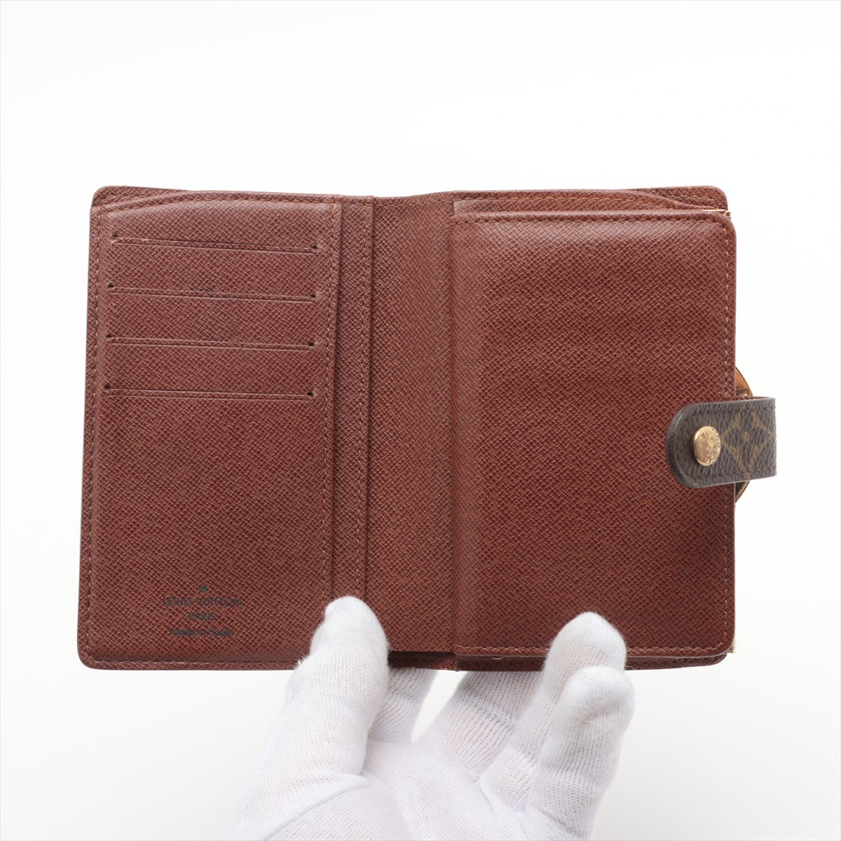 ルイヴィトン モノグラム ポルトフォイユ･ヴィエノワ M61663 ブラウン 財布