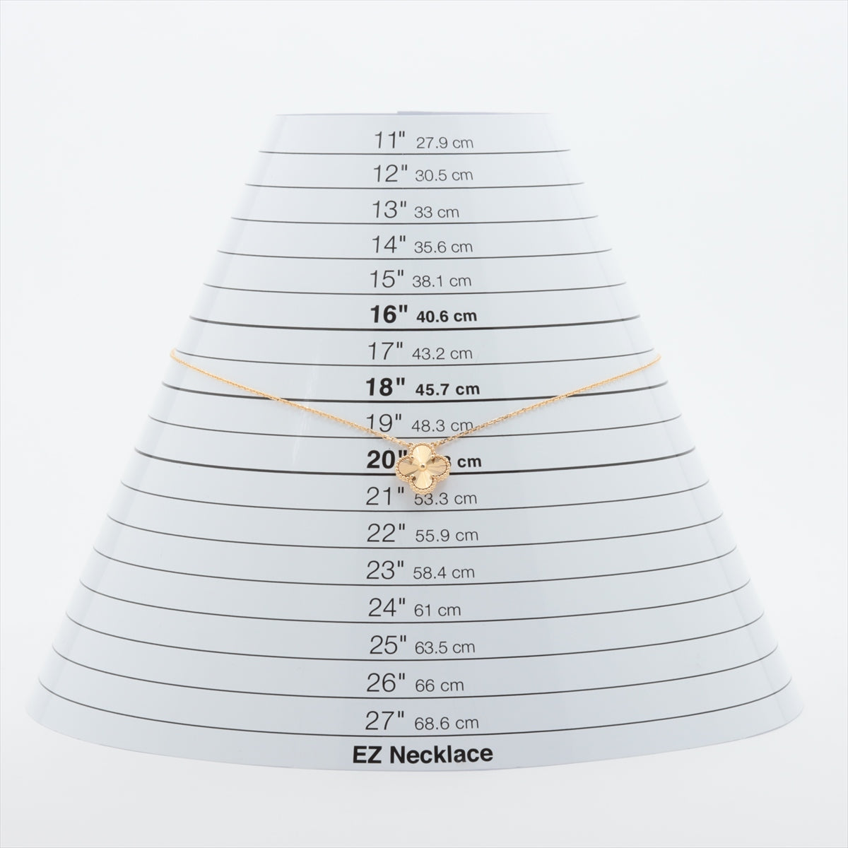 ヴァンクリーフ&アーペル ヴィンテージアルハンブラ ギョーシェ ネックレス 750(YG) 6.8g