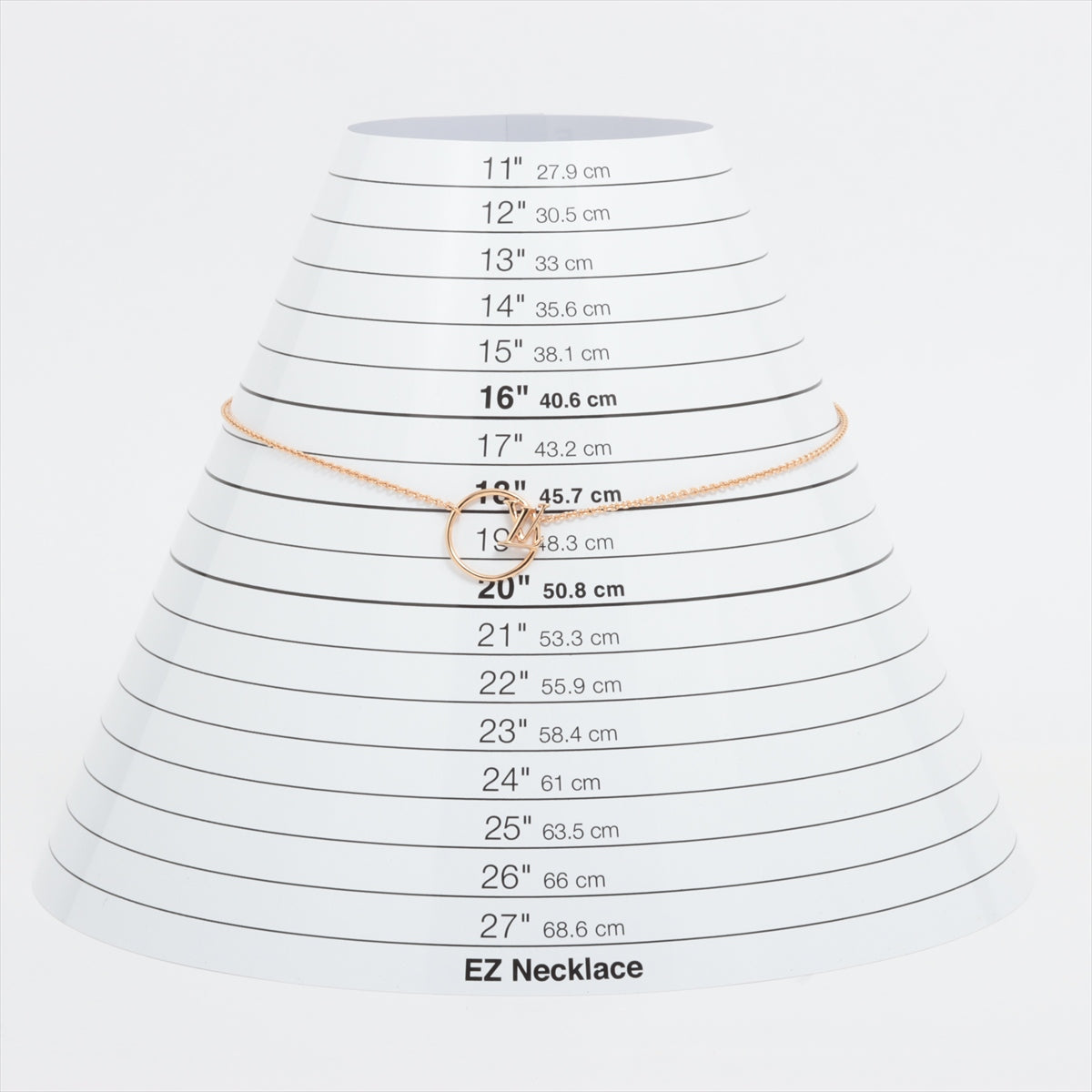 ルイヴィトン M00762 コリエLVエクリプス LE2242 ネックレス GP ゴールド