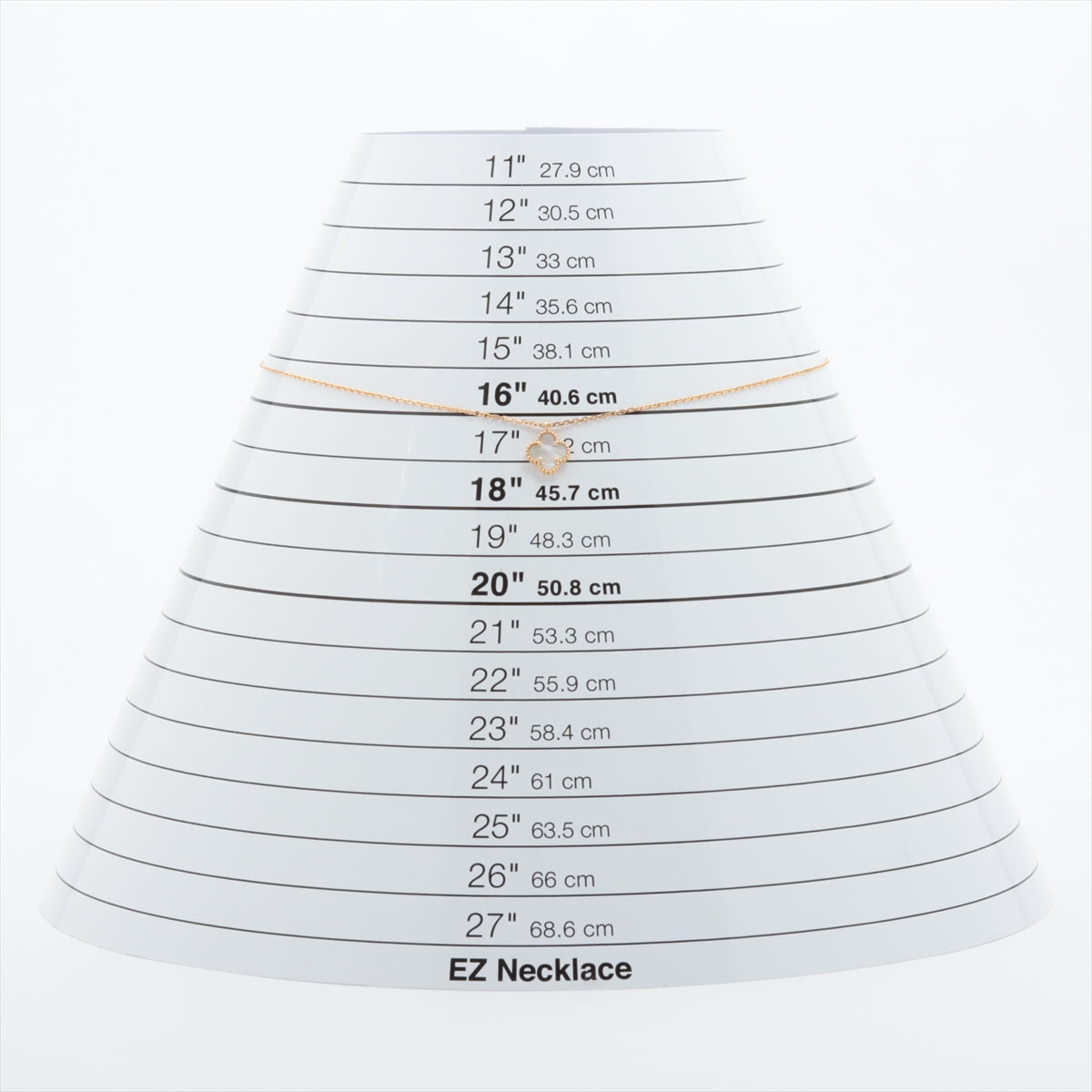 ヴァンクリーフ&アーペル スウィートアルハンブラ シェル ネックレス 750(YG) 2.9g VCARF69100