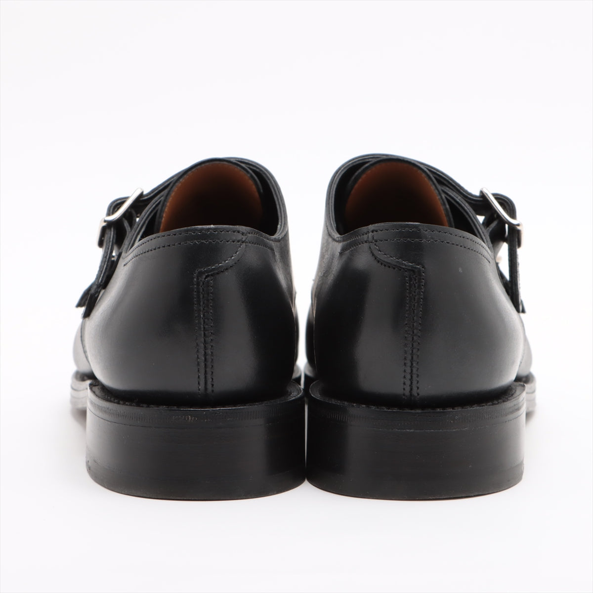 ジョンブル JOHNBULL シューズ WILLIAM ウィリアム ダブルモンクシューズ ビジネスシューズ レザーシューズ 革靴 メンズ 6 1/2(25cm相当) ブラック