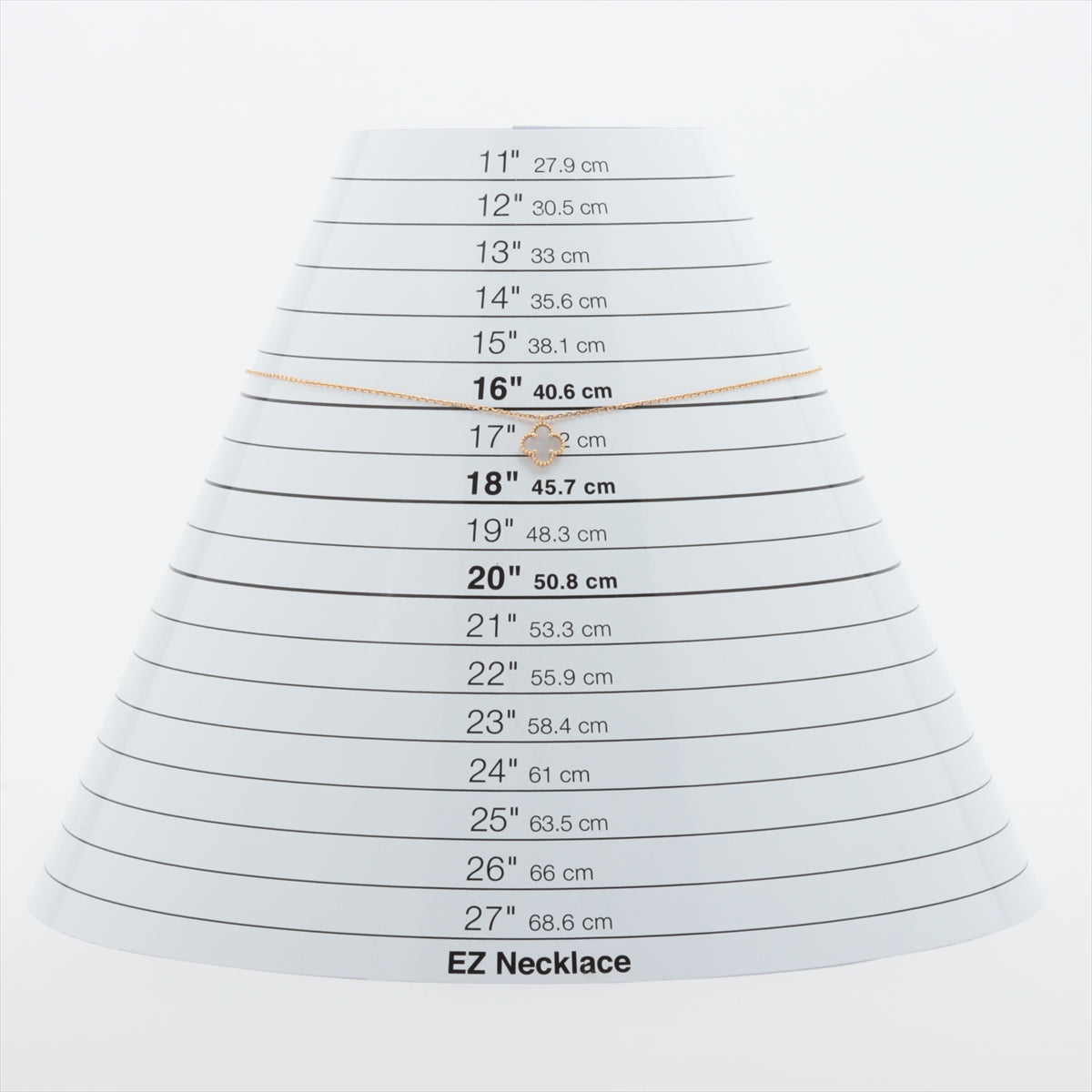 ヴァンクリーフ&アーペル スウィートアルハンブラ シェル ネックレス 750(YG) 2.9g VCARF69100