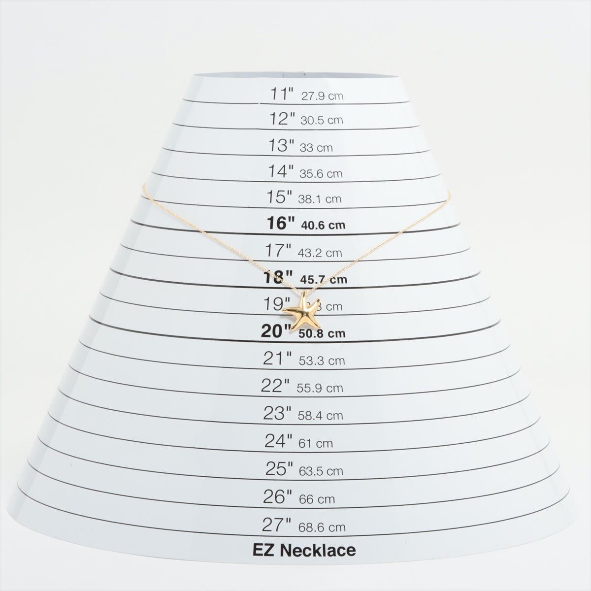 ティファニー スターフィッシュ ネックレス 750(YG) 3.7g