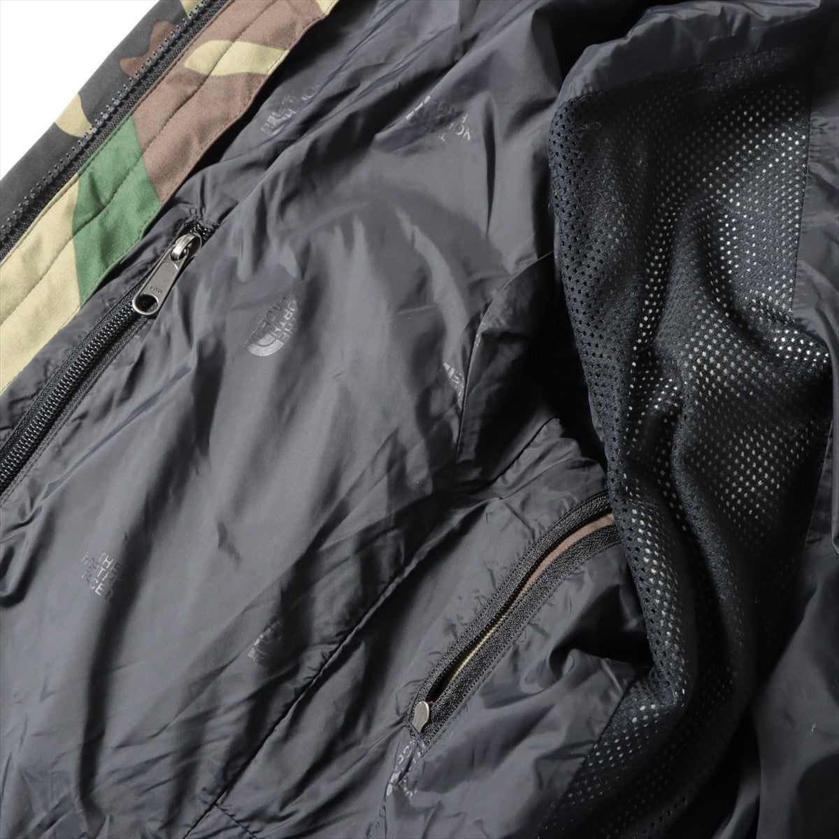 ノースフェイス ナイロン ナイロンジャケット S メンズ グリーン  NP61420 カモフラ  NOVELTY MOUNTAIN JACKET