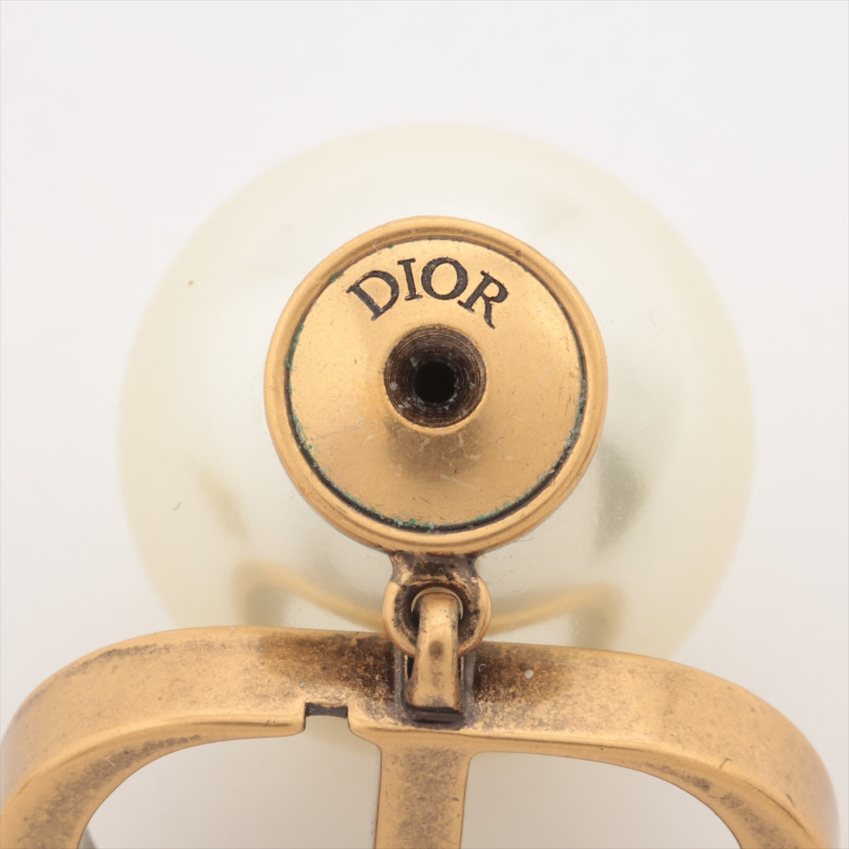 クリスチャンディオール Dior Tribales ディオール トライバル ピアス(両耳用) GP×フェイクパール ゴールド