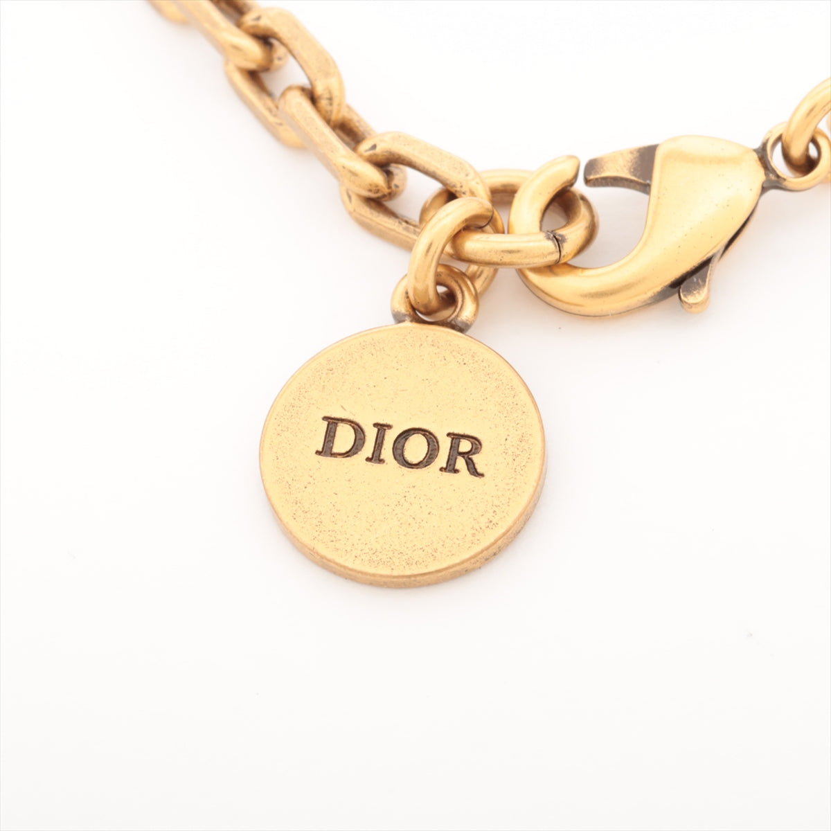 Christian Dior ネックレス　ゴールド　ラインストーン　長さ調節可能ありません
