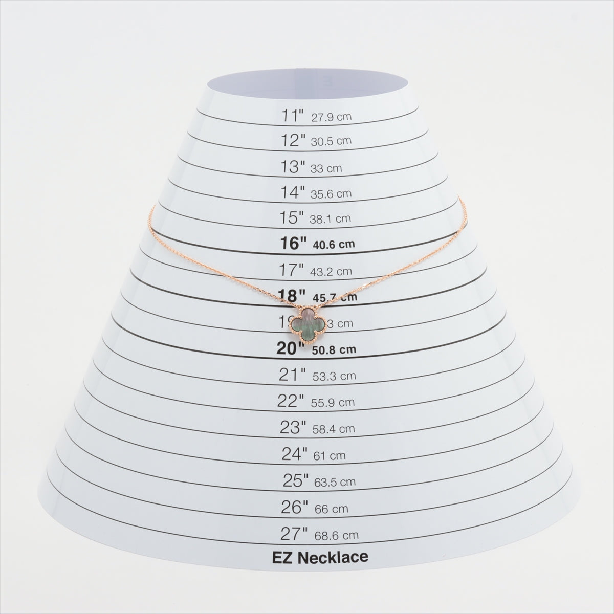 ヴァンクリーフ&アーペル ヴィンテージアルハンブラ グレーシェル ネックレス 750(PG) 5.0g VCARP4KK00