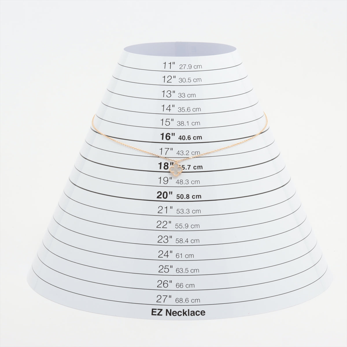 ヴァンクリーフ&アーペル スウィートアルハンブラ シェル ネックレス 750(YG) 2.9g VCARF69100