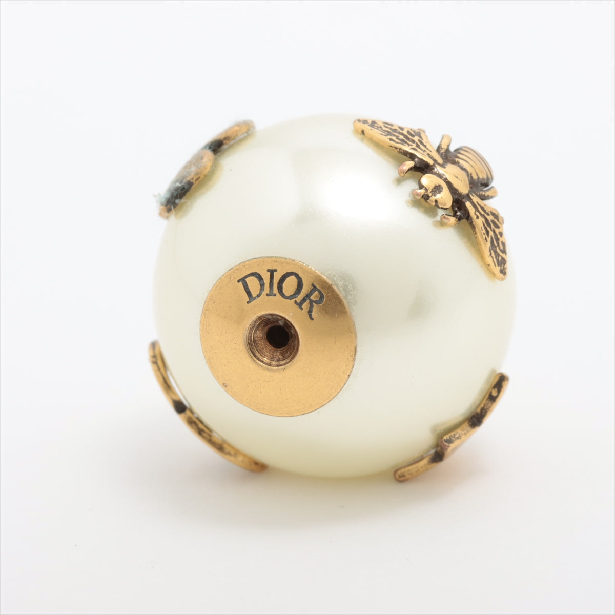 ディオール Dior Tribales  ディオール トライバル ピアス(両耳用) GP×フェイクパール ブロンズ