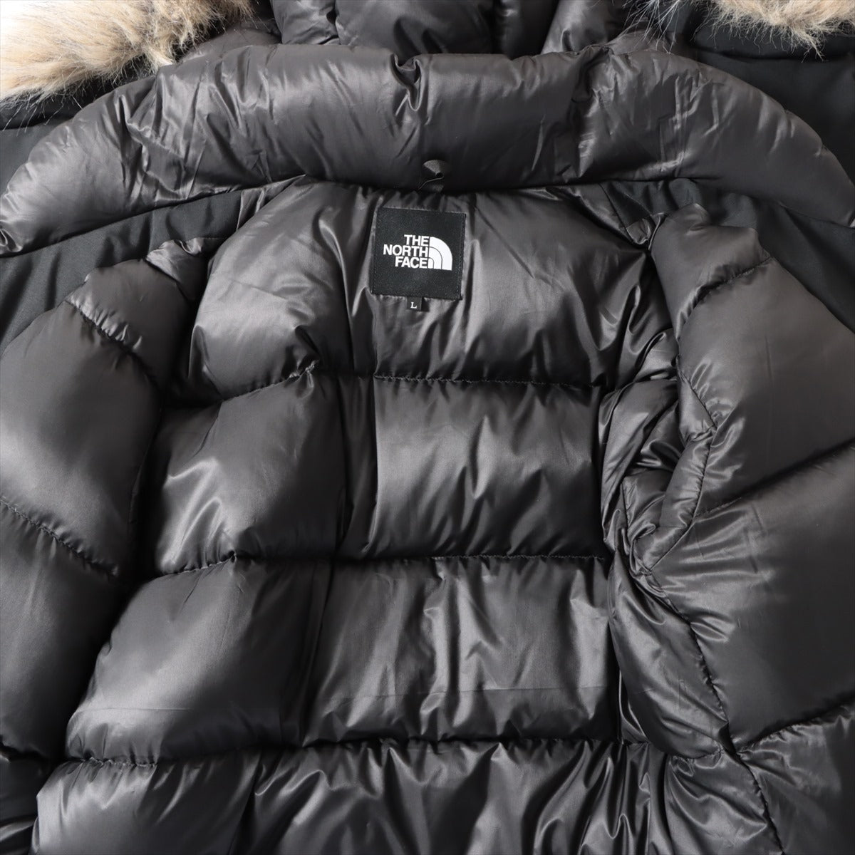 ノースフェイス ナイロン ダウンジャケット L メンズ ブラック  ANTARCTICA PARKA GORE-TEX ND92238 ゴールドウイン