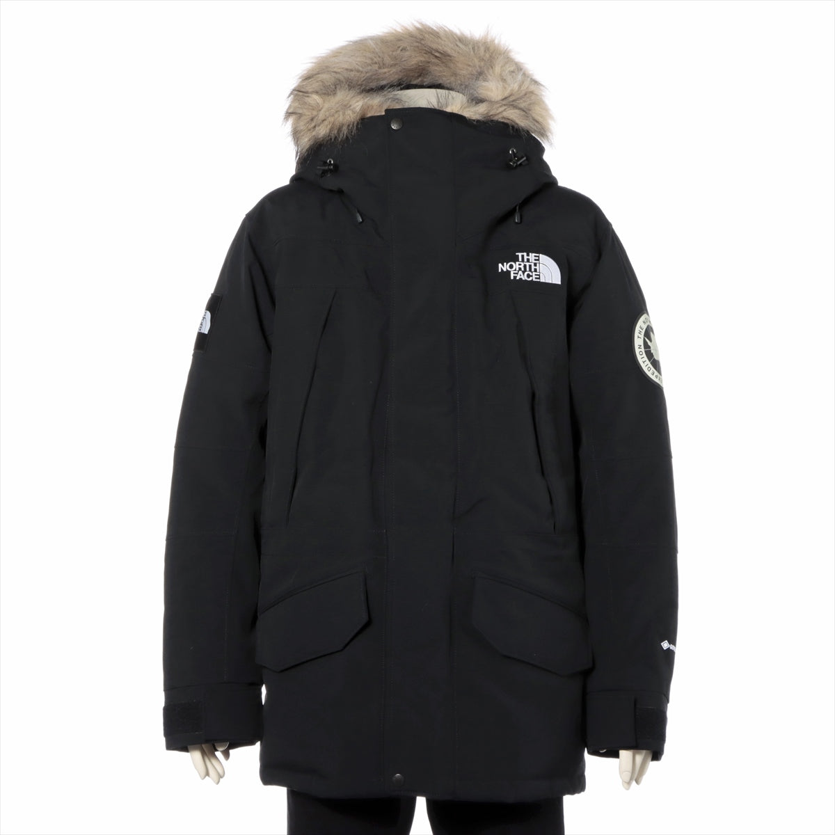 ノースフェイス ナイロン ダウンジャケット L メンズ ブラック ANTARCTICA PARKA GORE-TEX ND92238 ゴール