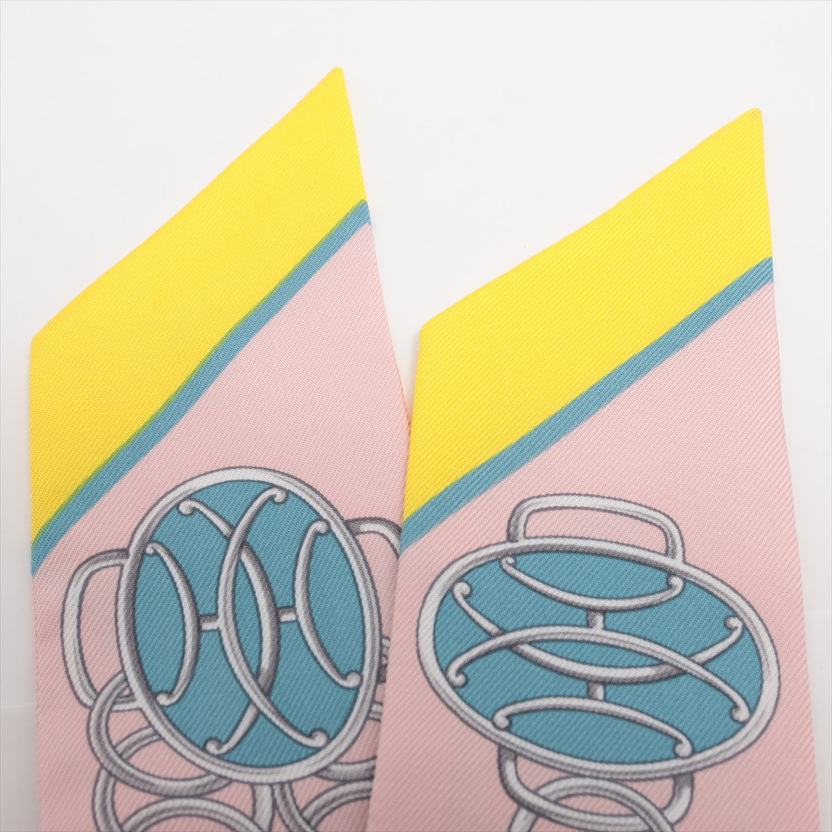 エルメス ツイリー Lift Profile リフト プロフィール スカーフ シルク ピンク