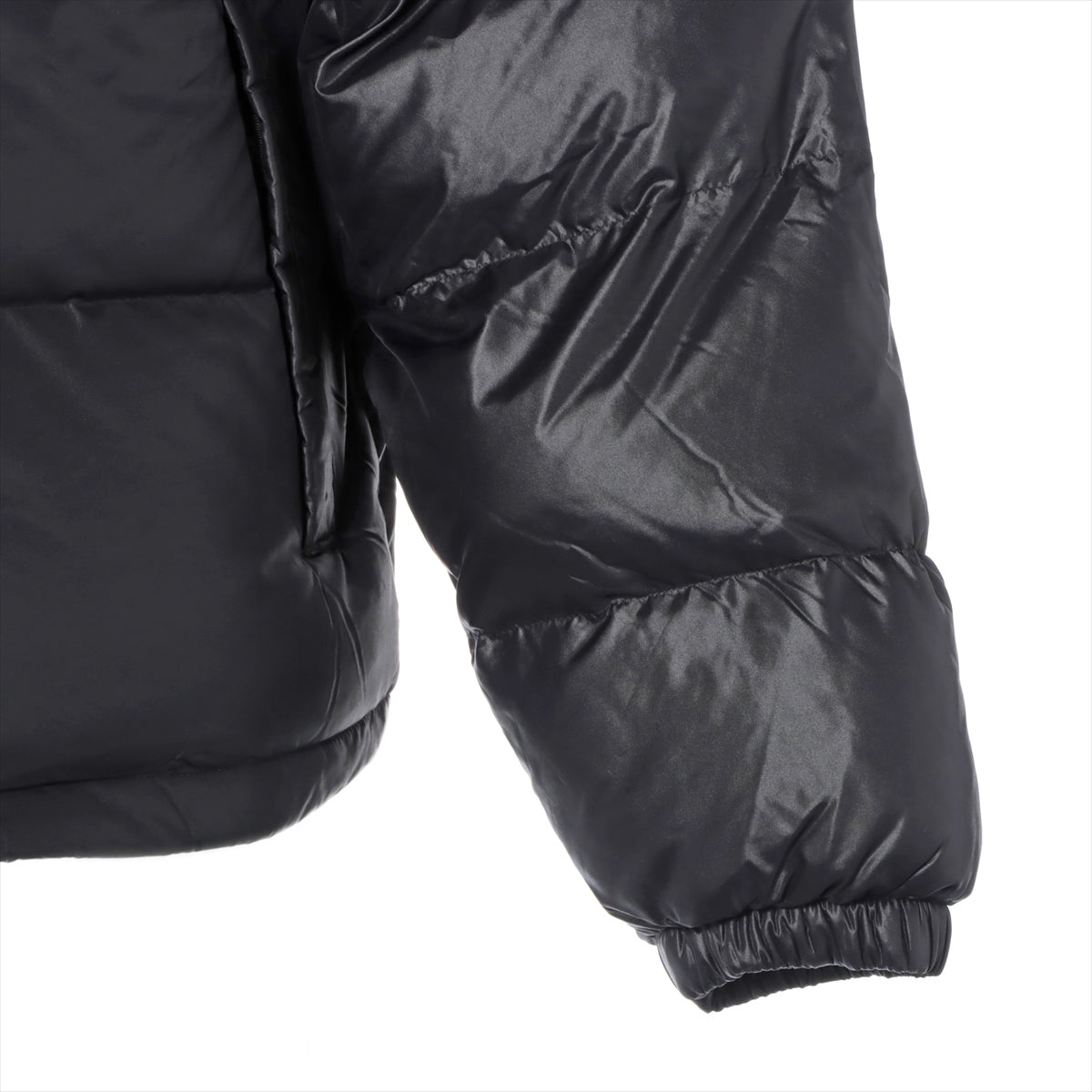 ノースフェイス 素材不明 ダウンジャケット L メンズ ブラック  NUPTSE ON BALL JACKET NJ3NP55A