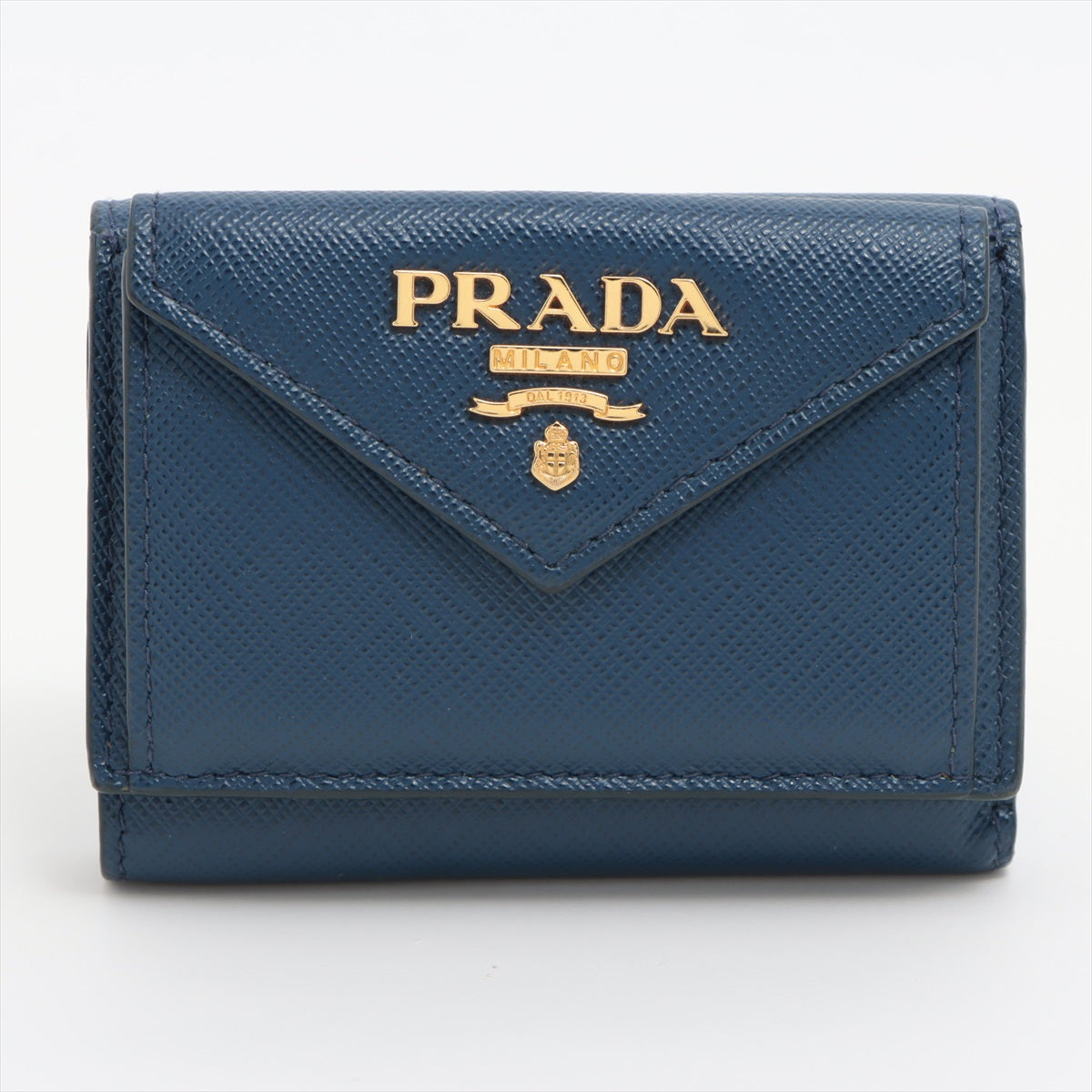 プラダ ダイノカラー 1MH021 レザー 財布 ブルー