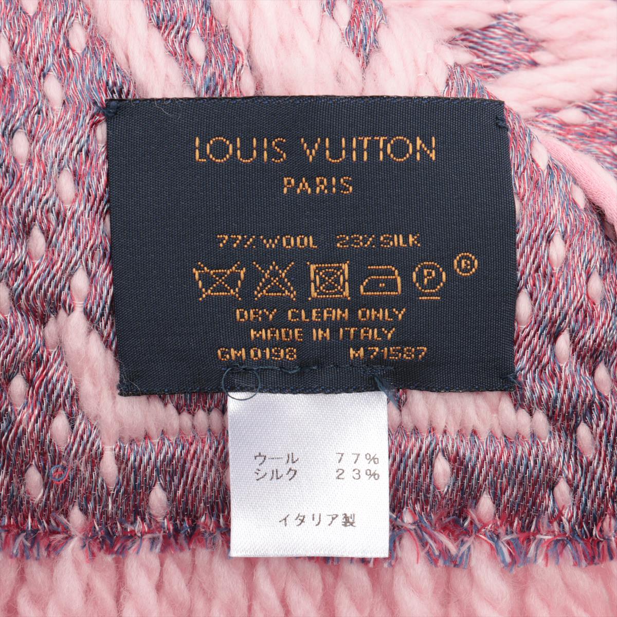 LouisLouis Vuitton　エシャルプ・ロゴマニア ア ラ フォリ　ピンク