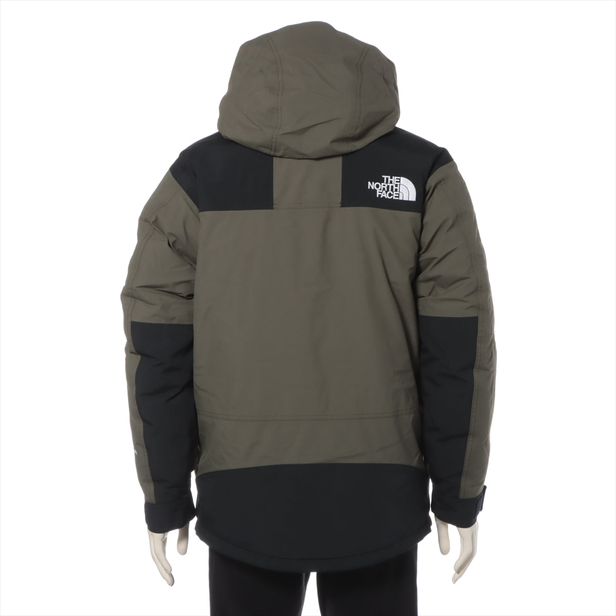 ノースフェイス ナイロン ダウンジャケット M メンズ ブラック×カーキ  ND91930 Mountain Down Jacket