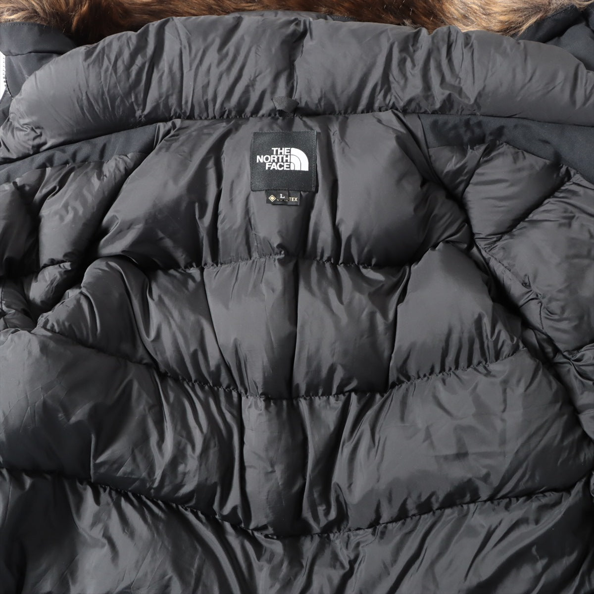 ノースフェイス ナイロン ダウンジャケット L メンズ ブラック  ND92032 ANTARCTICA PARKA