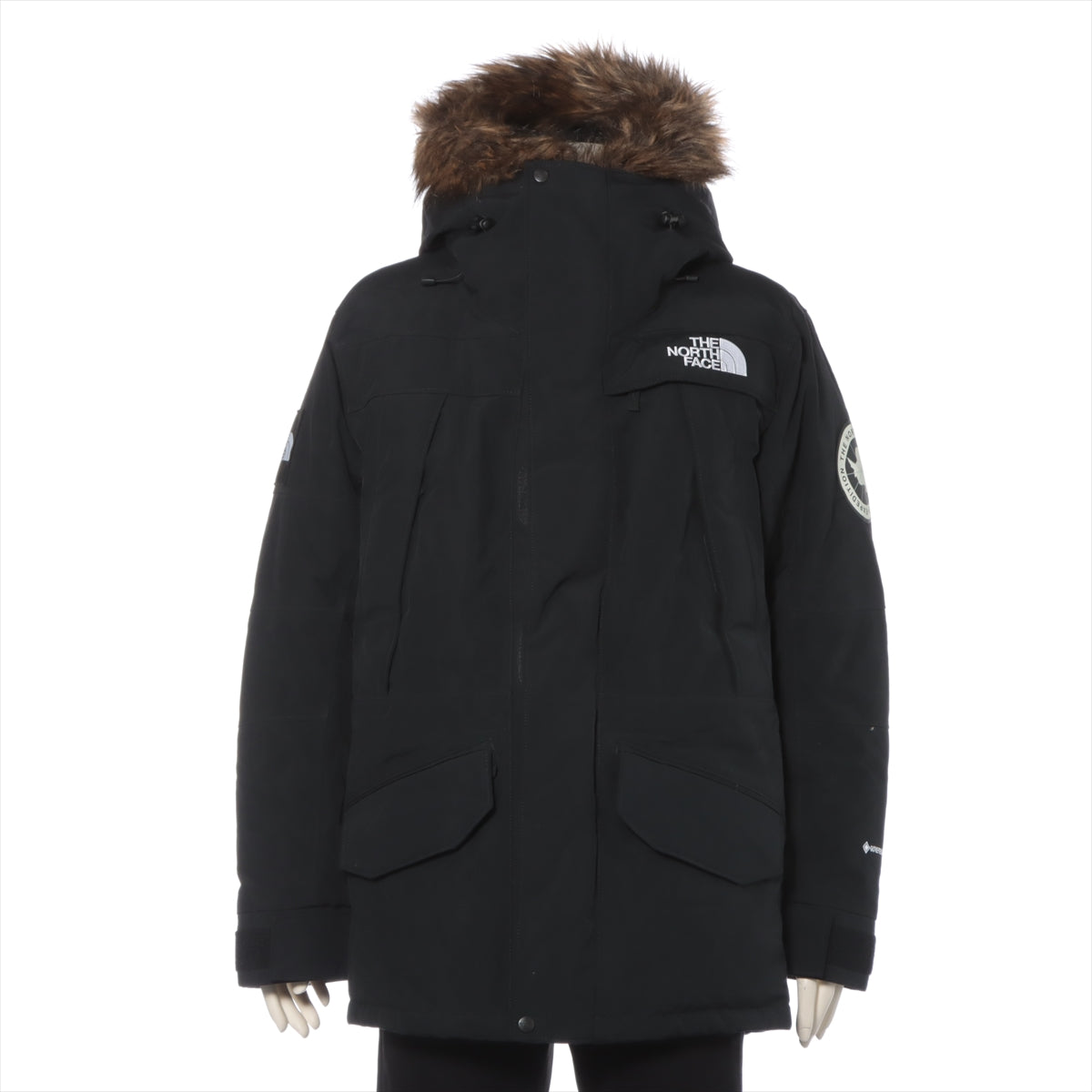 ノースフェイス ナイロン ダウンジャケット L メンズ ブラック  ND92032 ANTARCTICA PARKA