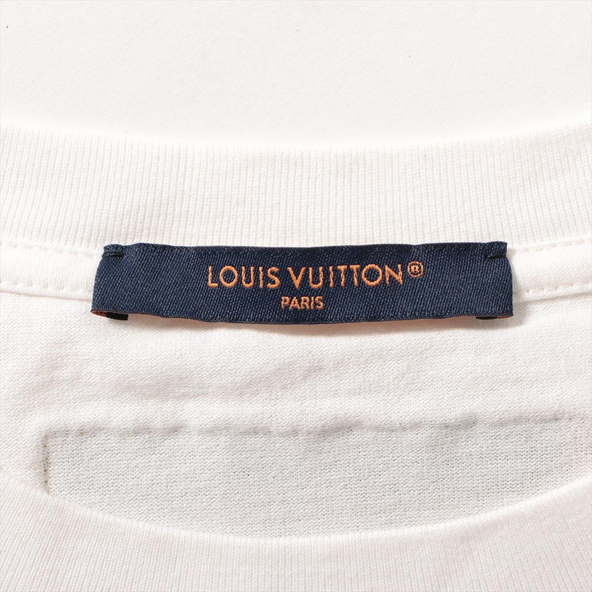 ルイヴィトン 23AW コットン Tシャツ XL メンズ ホワイト   RM232 LV ティーンベッドルーム