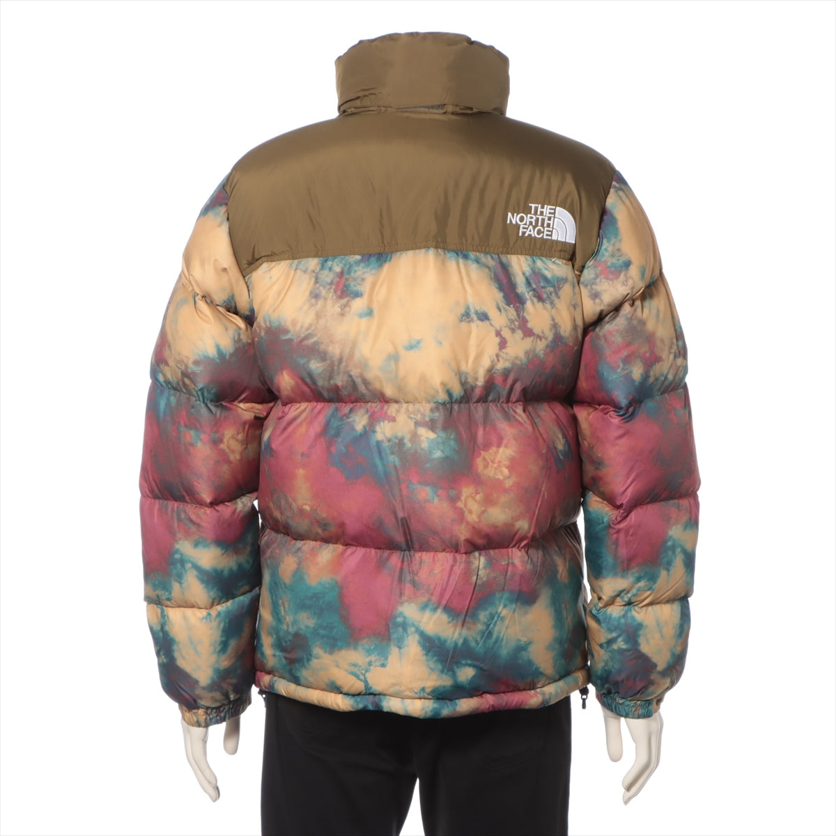 ノースフェイス ナイロン ダウンジャケット M メンズ マルチカラー  ND92235 Novelty Nuptse Jacket