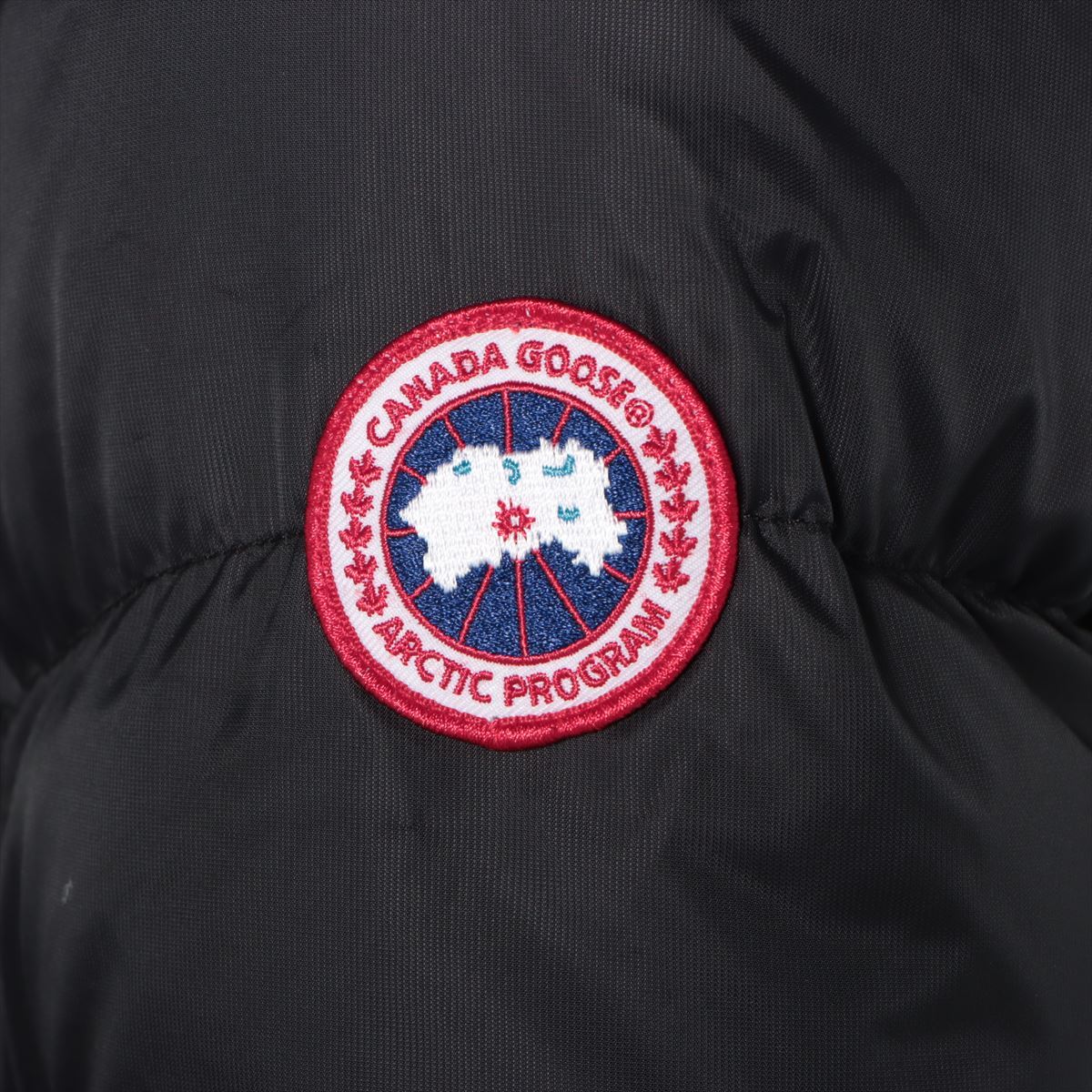 カナダグース HYBRIDGE ナイロン×ポリウレタン ダウンジャケット M メンズ ブラック  2728M サザビー