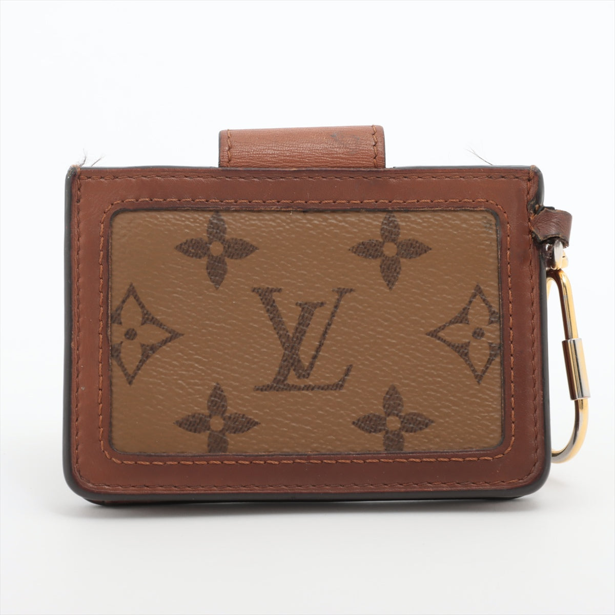 ルイヴィトン】Louis Vuitton モノグラム ポルトカルト レクトヴェルソ コインケース 小銭入れ M69431 か弱い ブラウン 【中古】【