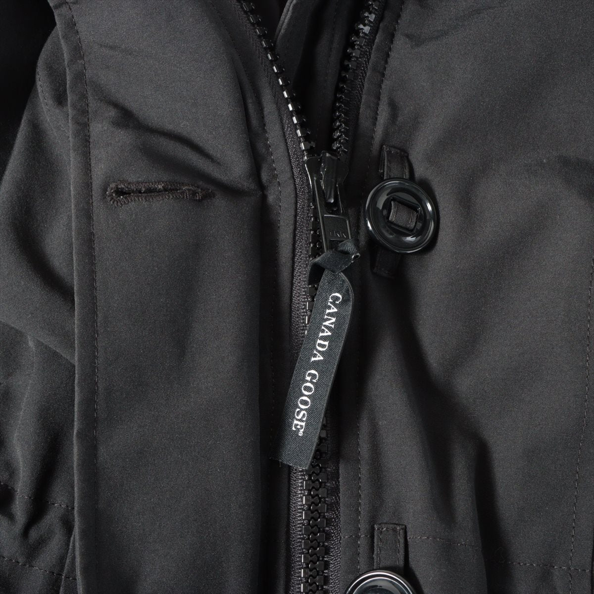 カナダグース ROSSCLAIR PARKA コットン×ポリエステル ダウンジャケット S メンズ ブラック  2580LA