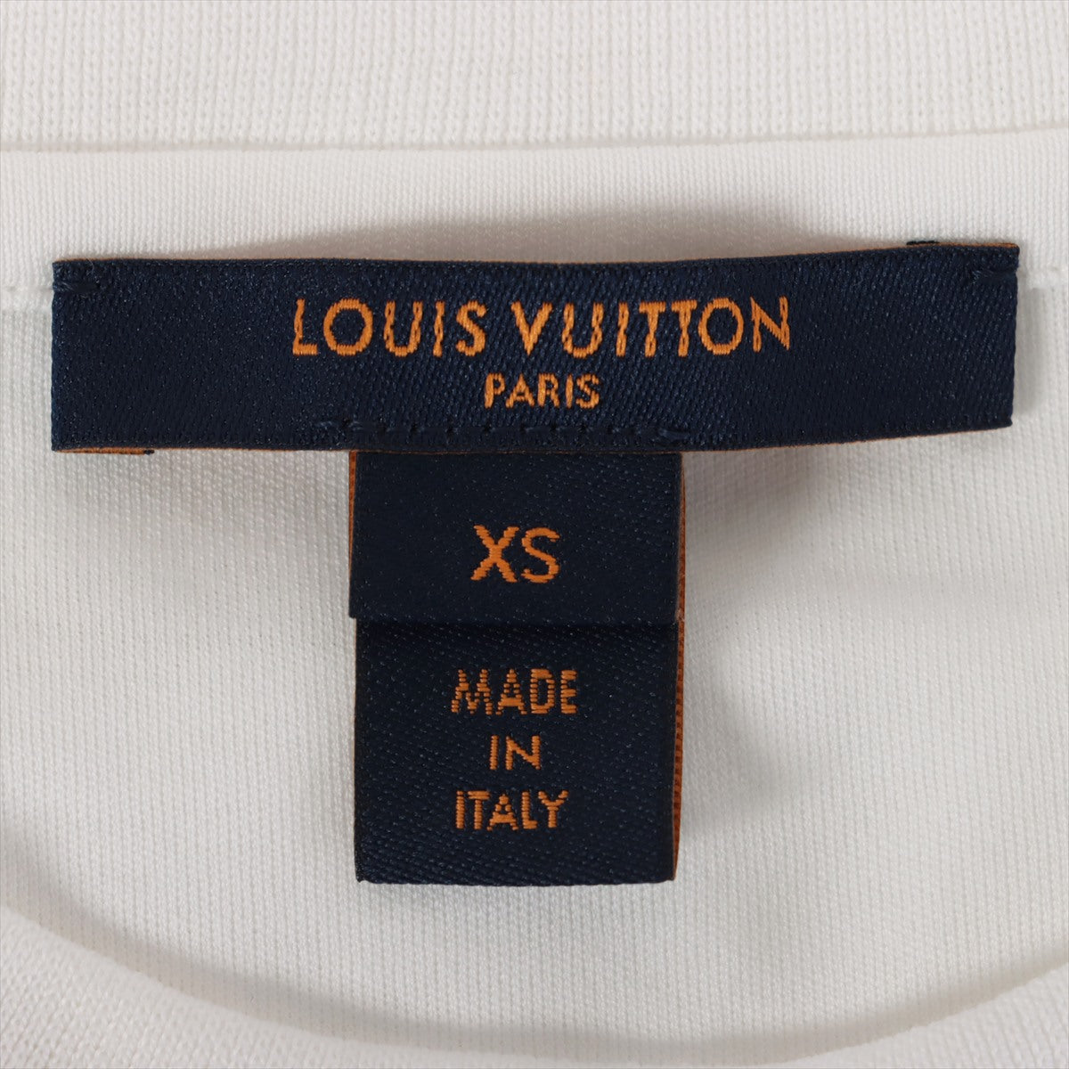 ルイヴィトン 22AW コットン Tシャツ XS レディース ホワイト  RW222W チェーン