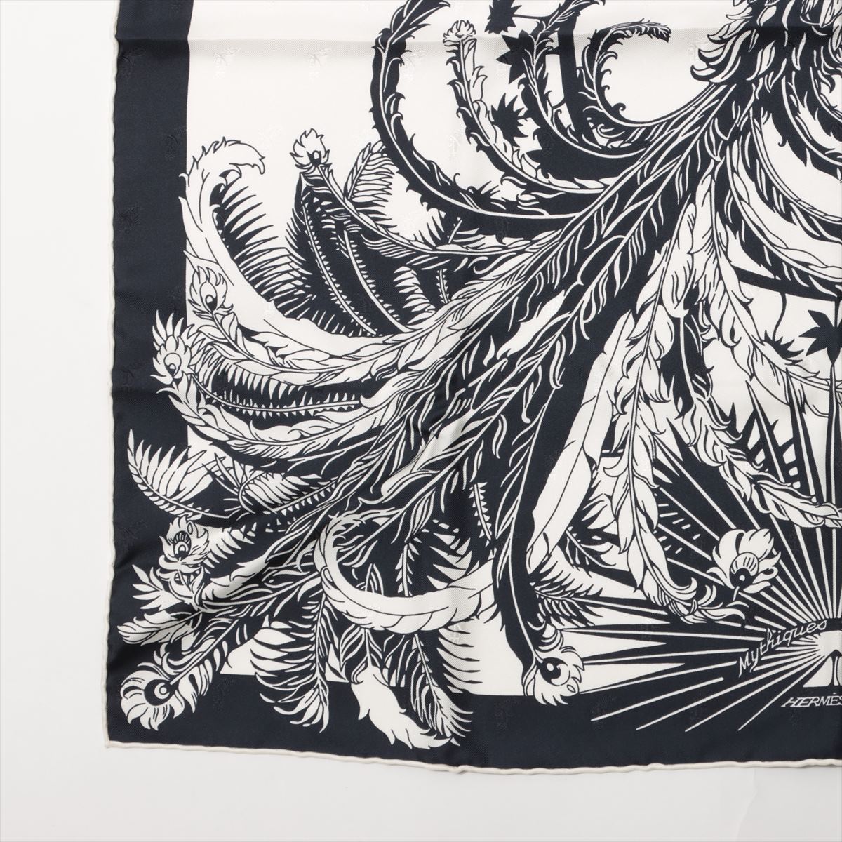 エルメス カレ70 Mythiques phoenix 不死鳥の神話 スカーフ シルク 