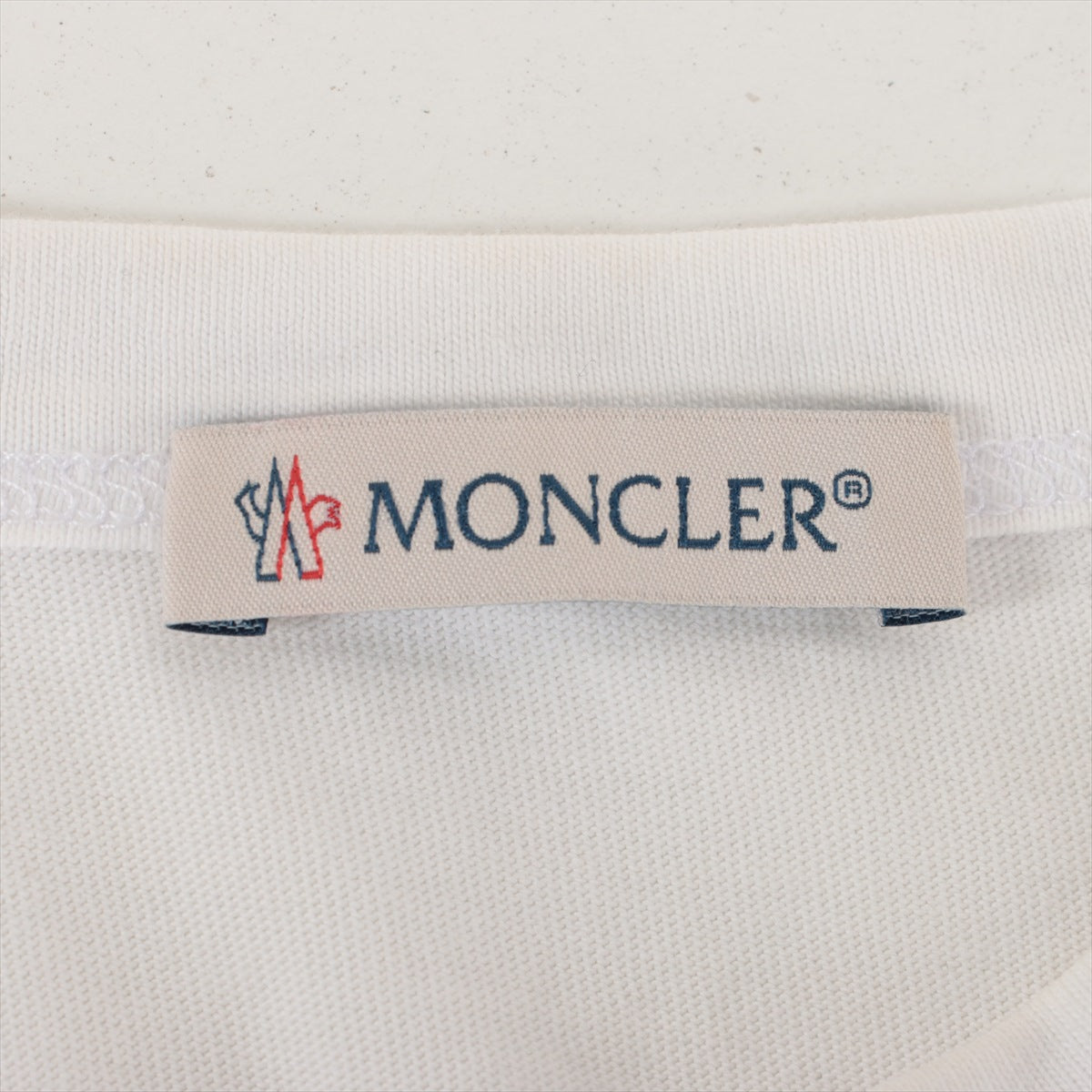 モンクレール 21年 コットン Tシャツ XS メンズ ホワイト