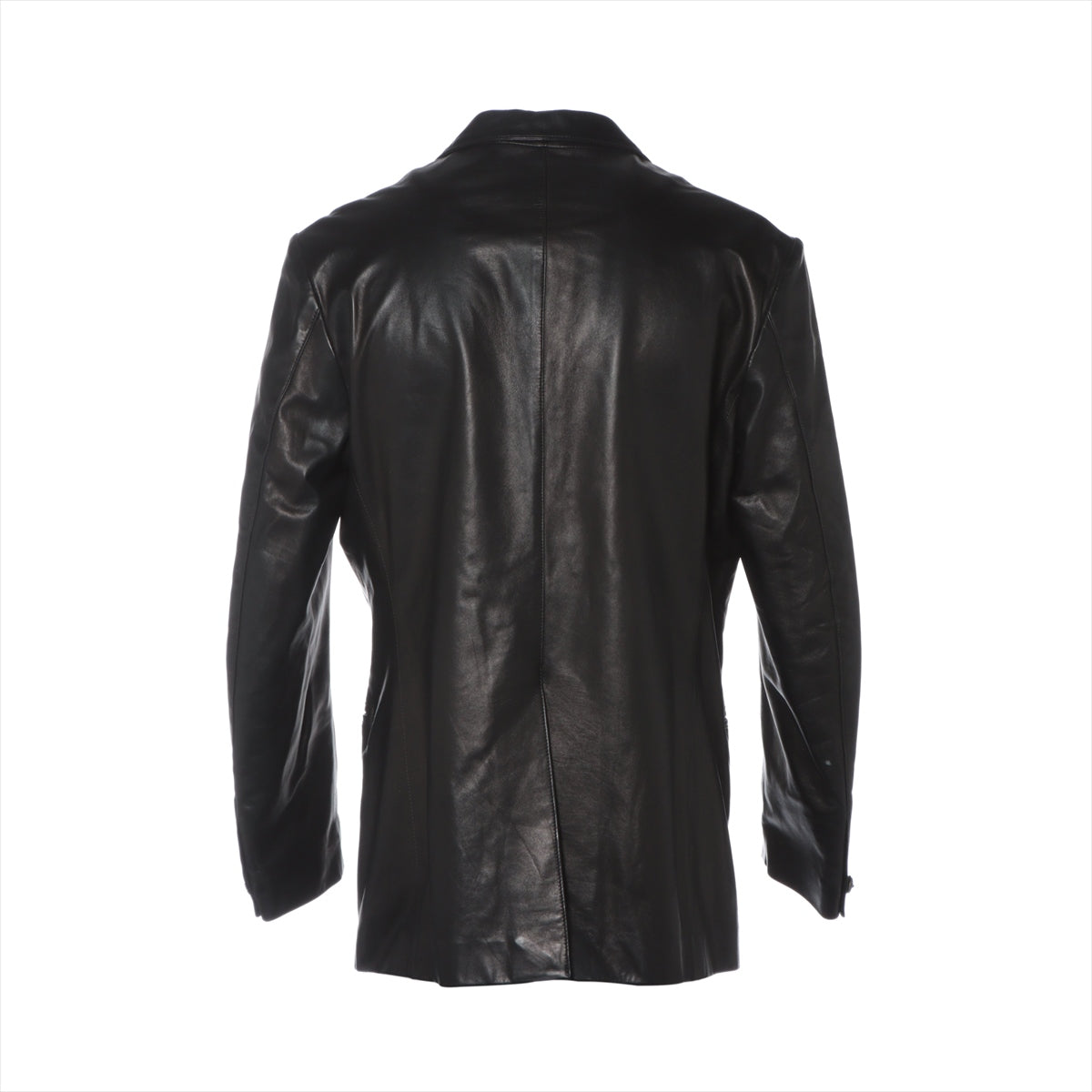 ATTACHMENT ラム レザーテーラードジャケット 羊革  黒 サイズ2素材本革