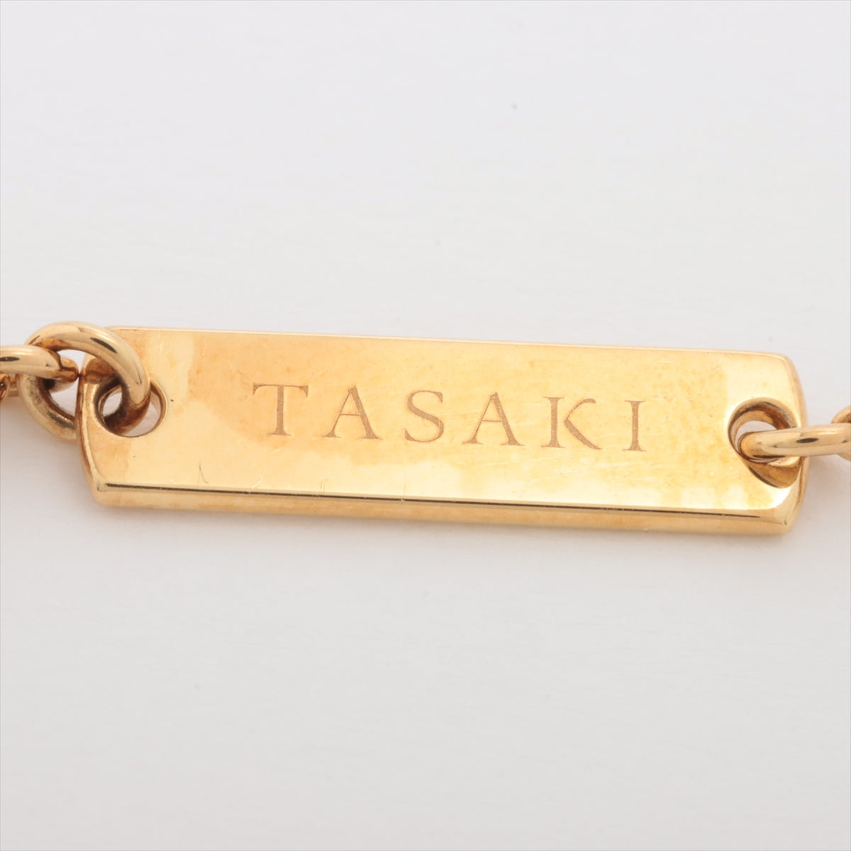 タサキ バランス シグネチャー パール ネックレス 750(YG) 13.3g ブラック
