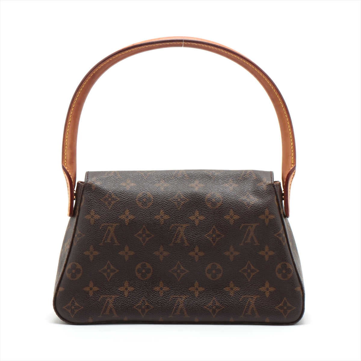 LOUIS VUITTON◇ミニルーピング_モノグラムキャンバス/PVC/BRW