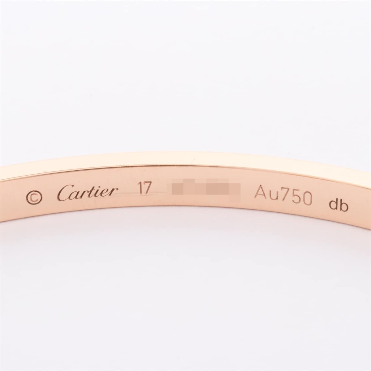 カルティエ　Cartier　ラブ SM ブレスレット　750PG　#17