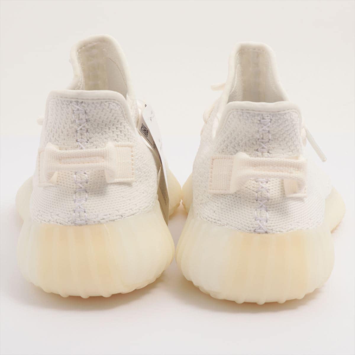 アディダス YEEZY BOOST 350 V2 メッシュ スニーカー 26.0 メンズ ホワイト  かかとに少し変色あり。｜ah011148｜中古ブランド品・ブランド古着通販｜ALLU（アリュー）