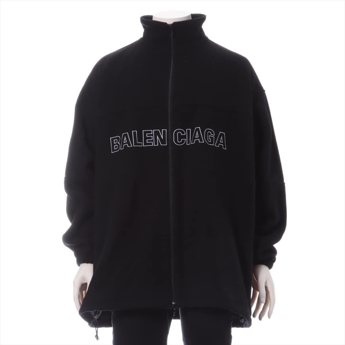 バレンシアガ フリース ジャケット 44 メンズ ブラック 18AW FLEECE TRACKSUIT JACKET ｜ai012867｜中古ブランド品・ブランド古着通販｜ALLU（アリュー）